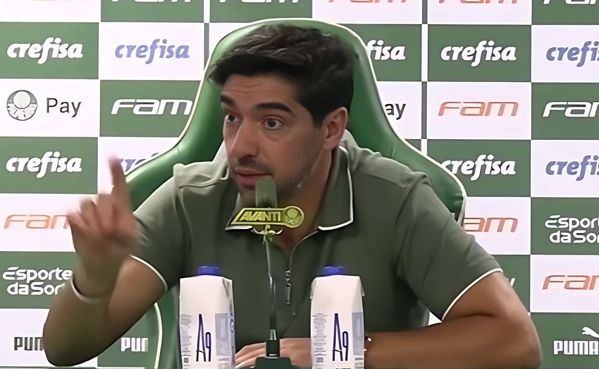 abel ferreira lembra do flamengo na entrevista coletiva após derrota do palmeiras: "uma dessas"