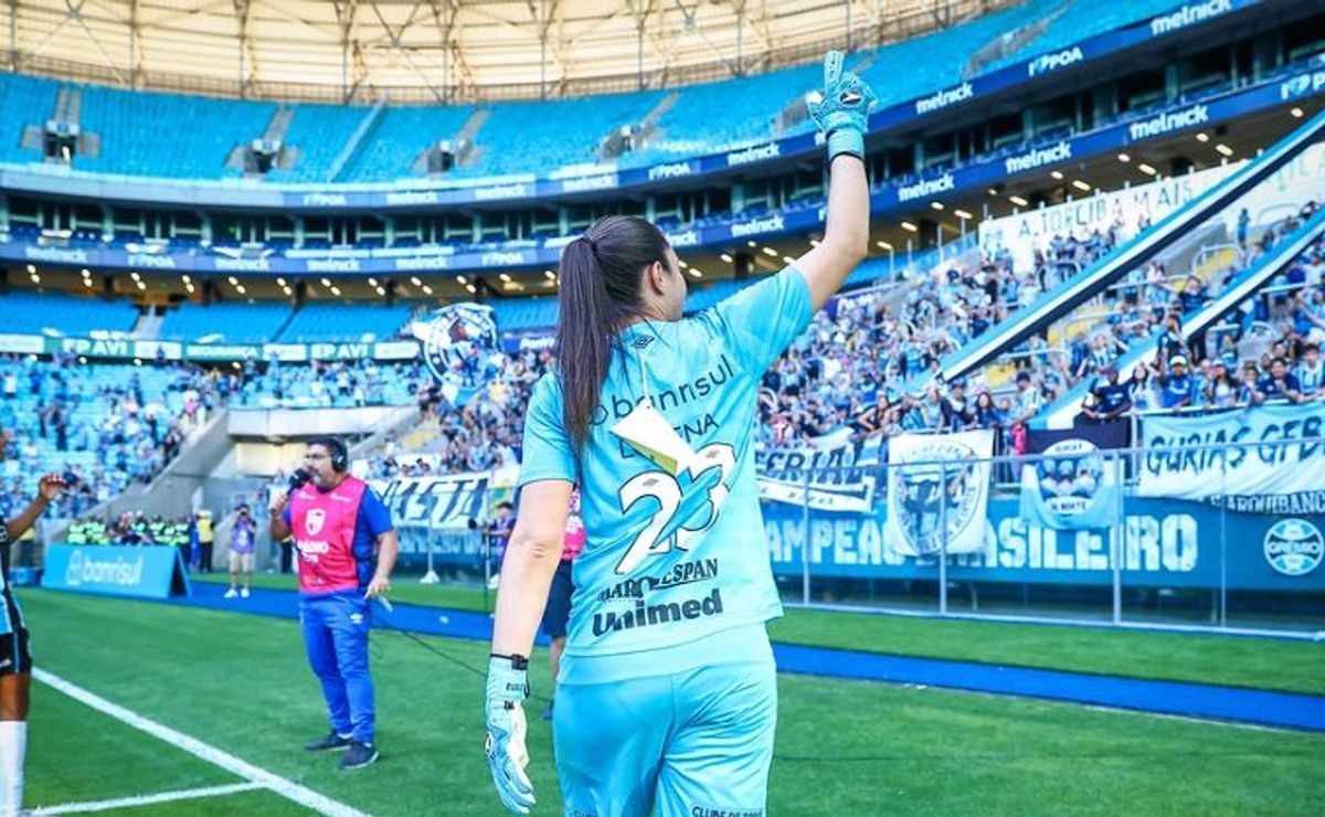 lorena, goleira do grêmio, faz declaração impactante após vitória no gauchão feminino