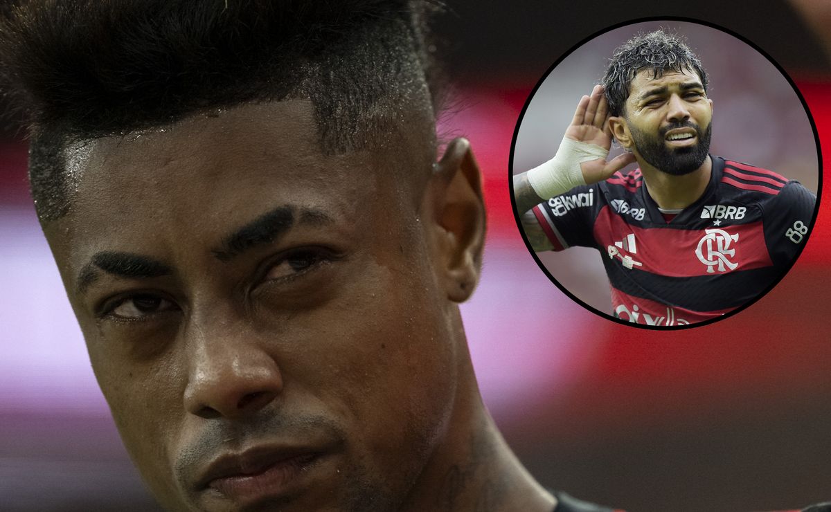 bruno henrique é flagrado em atitude para gabigol em vitória do flamengo na copa do brasil