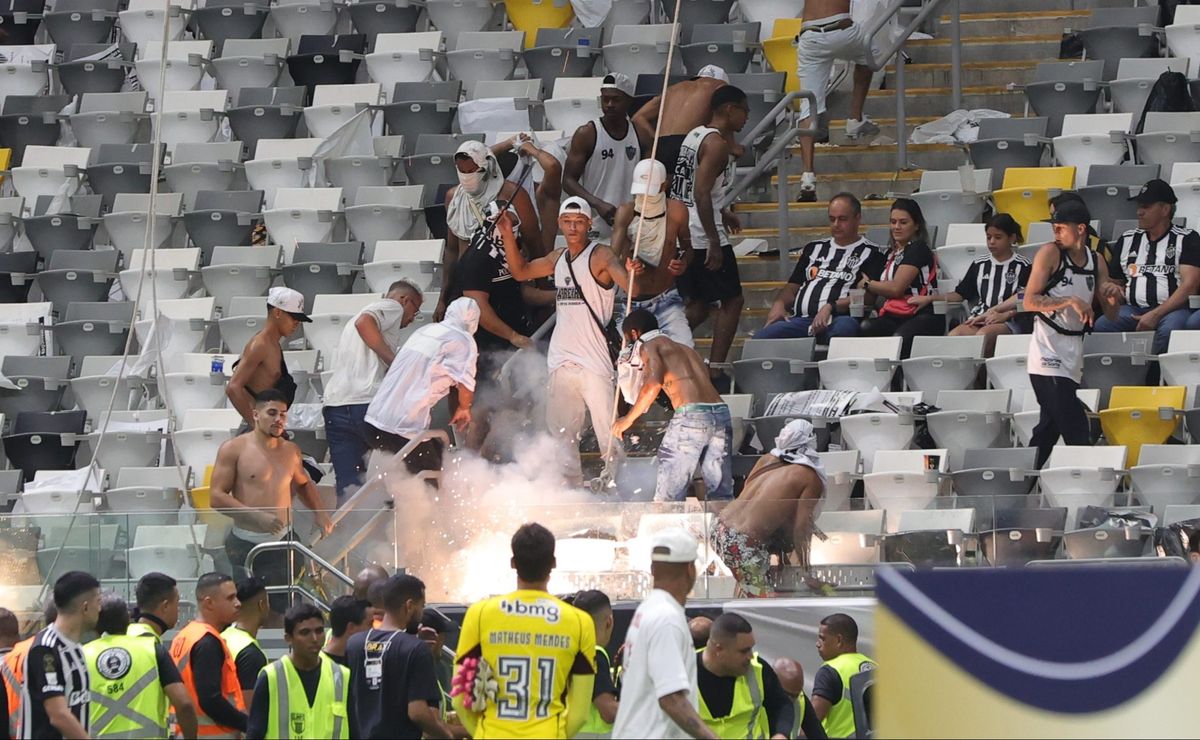 atlético mg x flamengo na copa do brasil é marcado por confusão antes, durante e depois do jogo