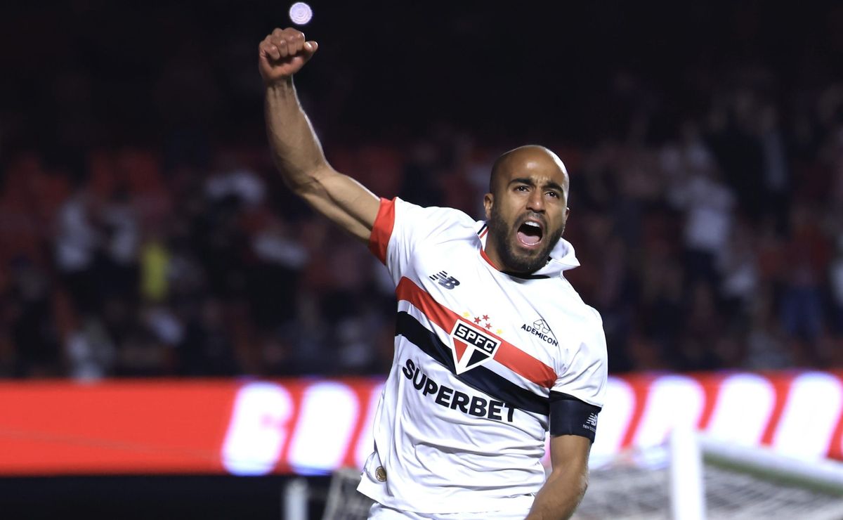 lucas moura recebe elogios do torcedor do são paulo contra o atlético mg: "nível muito grande"