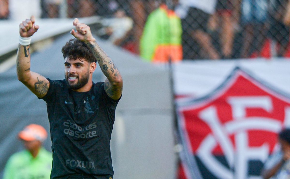 corinthians bate vitória, de virada, por 2 x 1 no brasileirão betano