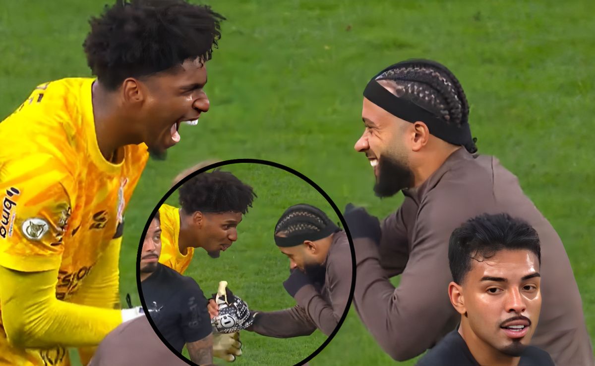 memphis depay e hugo souza caem na 'dancinha' após corinthians x palmeiras e fiel delira