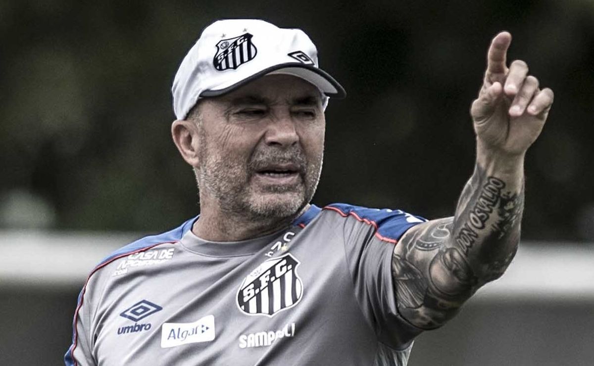 jorge sampaoli não aceita trabalhar no santos, mas indica técnico a marcelo teixeira