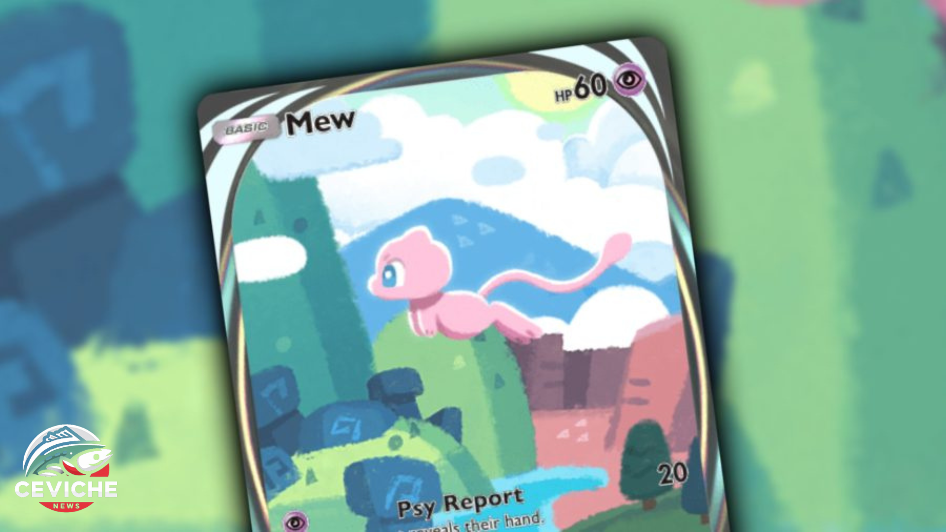 así es la exclusiva carta secreta de mew en jcc pokémon pocket, el nuevo juego para móviles