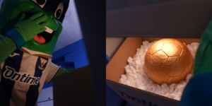 leganés ativa patrocinador máster e faz brincadeira com vini jr. por perda de bola de ouro