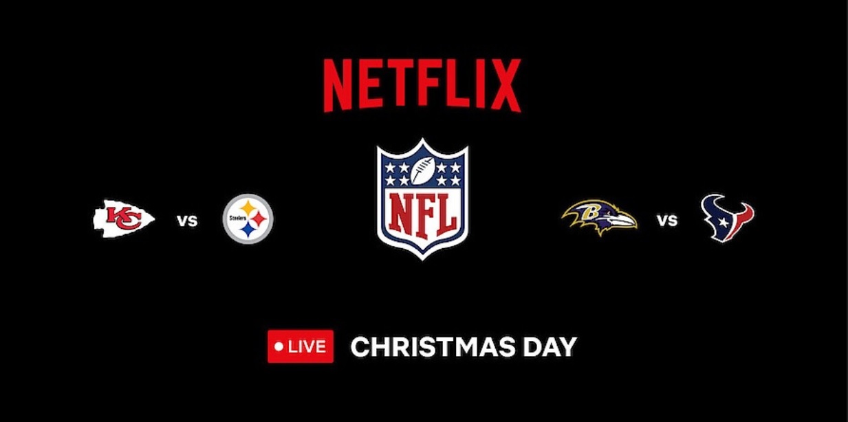 com fanduel e verizon, netflix esgota cotas publicitárias para transmissões da nfl no natal