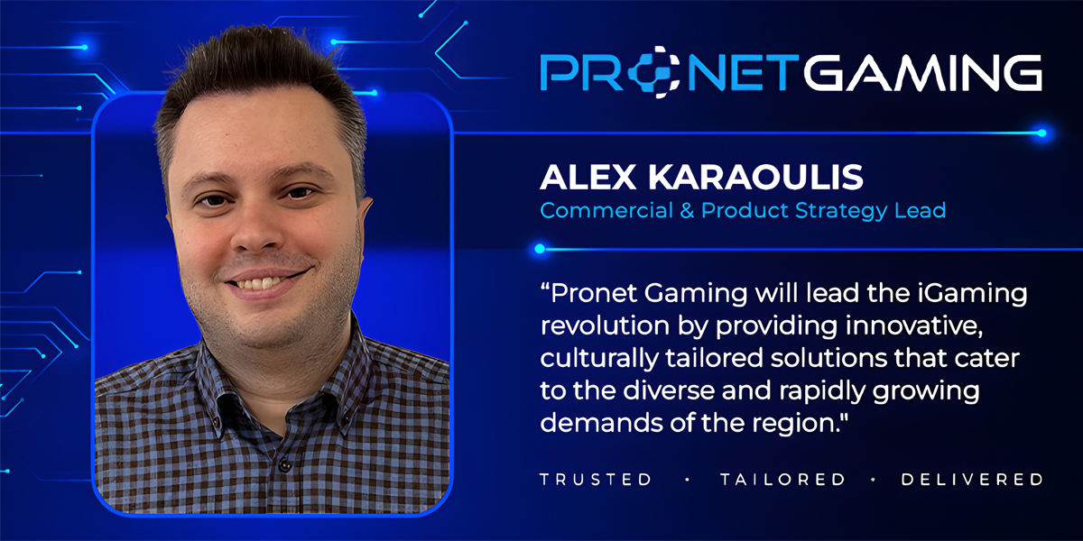 pronet gaming appoints alex karaoulis as commercial & product strategy lead