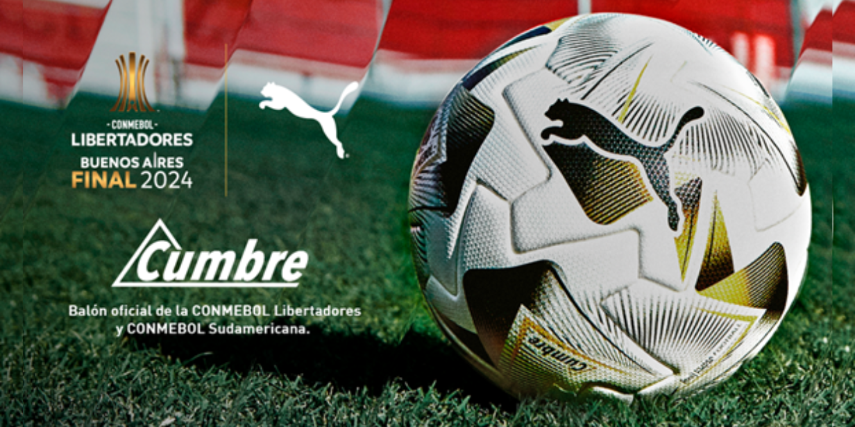 conmebol e puma divulgam bola da final da libertadores 2024