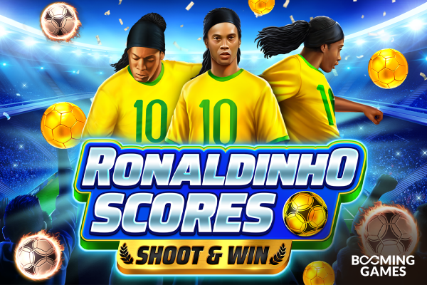 booming games anuncia o lançamento de seu primeiro jogo de ganho instantâneo, que faz parte da sua linha campeã ronaldinho