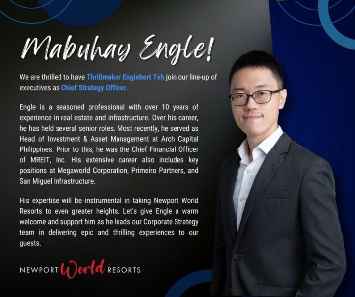 newport world resorts appoints englebert teh as chief strategy officer