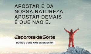 conheça o segundo comercial da esportes da sorte que faz parte da campanha voltada ao jogo responsável