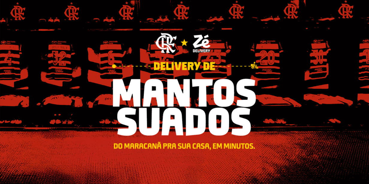 zé delivery ativará patrocínio ao flamengo com “entrega expressa” de camisas dos jogadores pós jogo