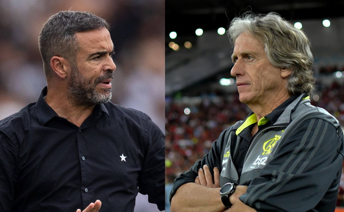 quem venceria entre flamengo de jorge jesus e botafogo de artur jorge?