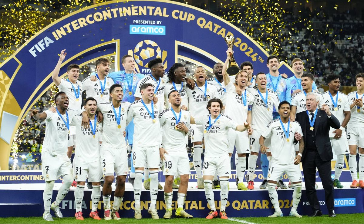 vini jr, rodrygo e mbappé marcam em conquista de mundial do real madrid; confira