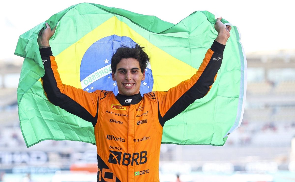 gabriel bortoleto é campeão da f2 e agradece torcida brasileira: “esse título é para vocês”