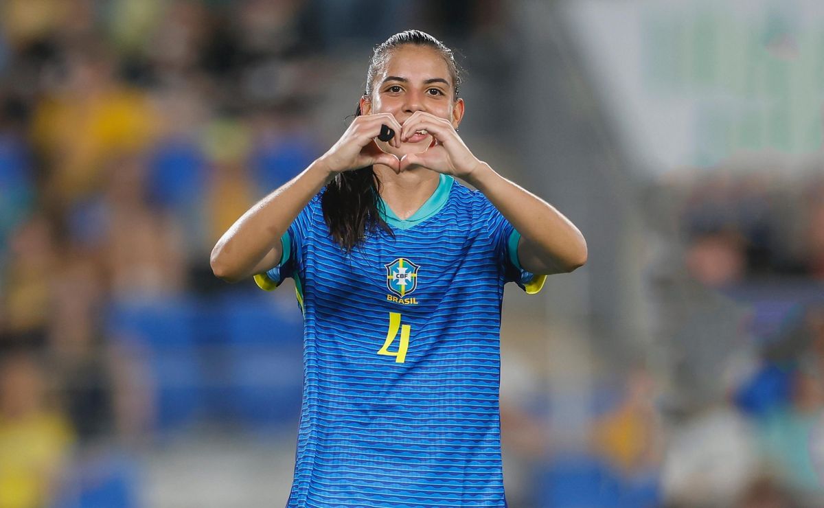 lauren comemora gol decisivo e revela emoção de representar a seleção brasileira "É uma honra"