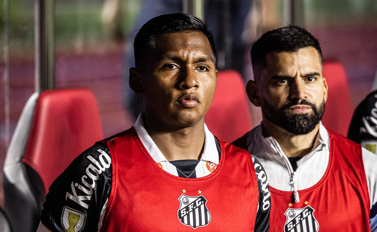 alfredo morelos ganha força para ficar no santos com a chegada de pedro caixinha