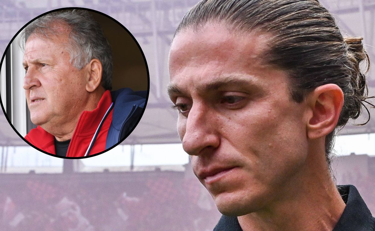 zico revela confissão sincera de filipe luís antes de ser técnico do flamengo: “ele estava”