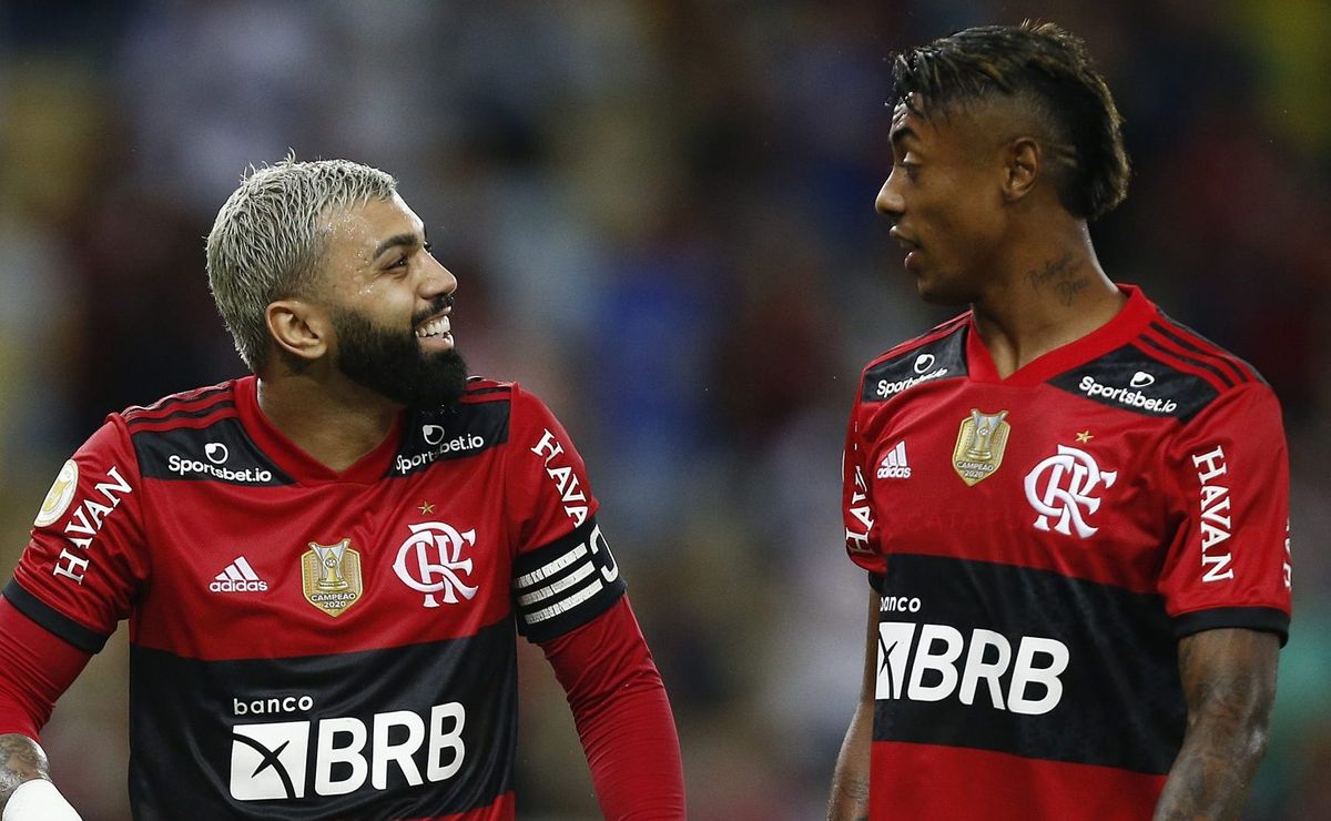 bruno henrique deixa amizade com gabigol de lado e manda a real: "não tem essa de amizade não”