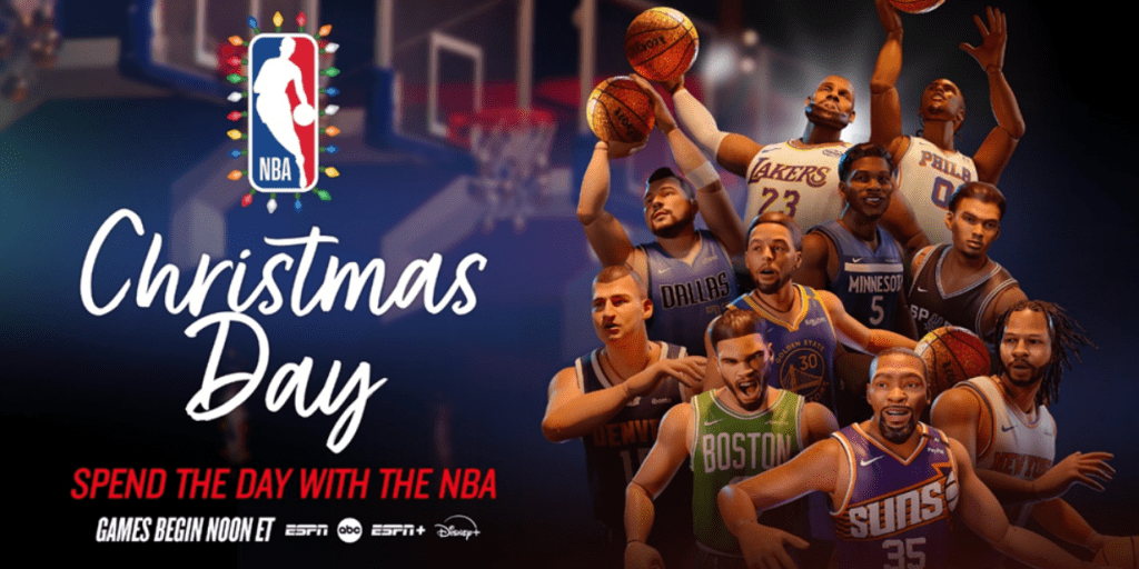 a nba lança campanha de natal “jingle hoops regifted” e faz ação para fãs em nova york
