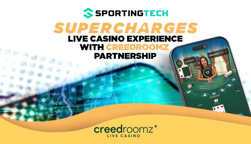 sportingtech impulsiona a experiência de cassino ao vivo com parceria com a creedroomz