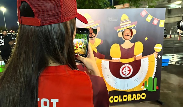 noche estrellada: estrelabet, patrocinadora do internacional, promove ativações durante amistoso contra a seleção do méxico