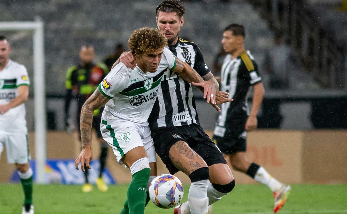bernard desencanta em estreia de junior santos, mas galo fica no empate com o américa mg