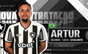 botafogo anuncia contratação de atacante artur, ex zenit e palmeiras, primeiro reforço confirmado da temporada