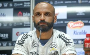 thaciano comemora primeiro gol ao retorno ao santos e mira sequência do torneio ”temos plena confiança”