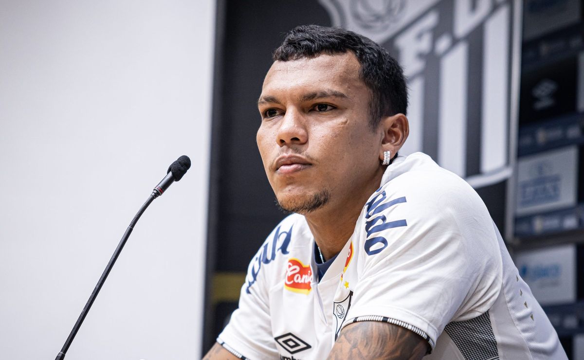 gabriel veron cita cruzeiro em apresentação no santos e faz revelação: “de aprendizado”