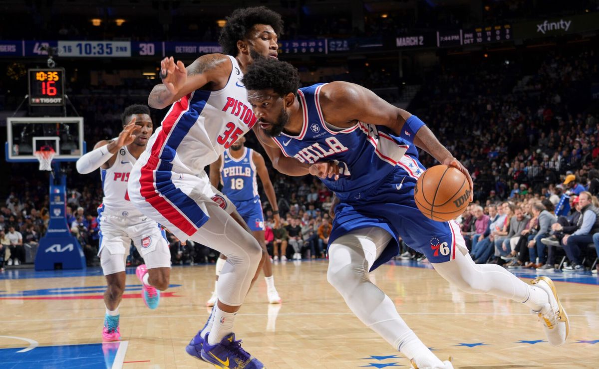 pistons e sixers se enfrentam após derrotas na nba