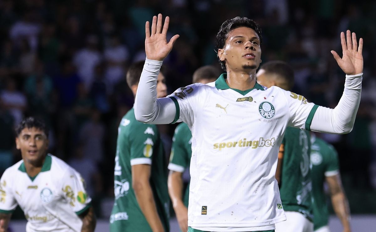 richard ríos marca na goleada do palmeiras sobre o guarani, mas não comemora: “respeito”