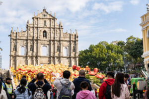 macau airport sees rise in passengers for chinese new year