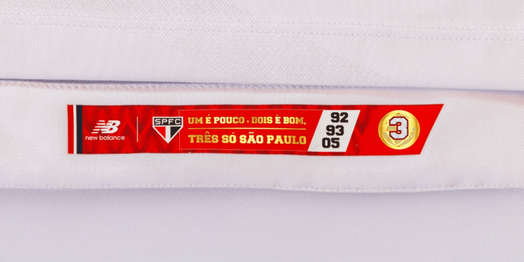 são paulo e new balance lançam camisa titular para 2025 com referências a tricampeonato mundial