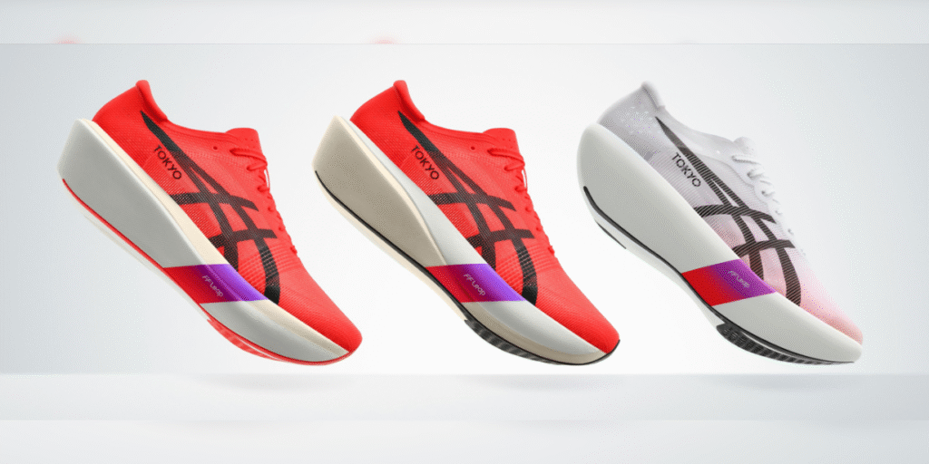 asics apresenta novidade e atualizações na linha metaspeed e lança também o dynablast 5