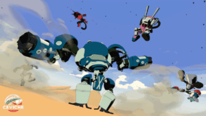 nitro gen omega: el rpg táctico de mechas con estilo anime que llega pronto a steam