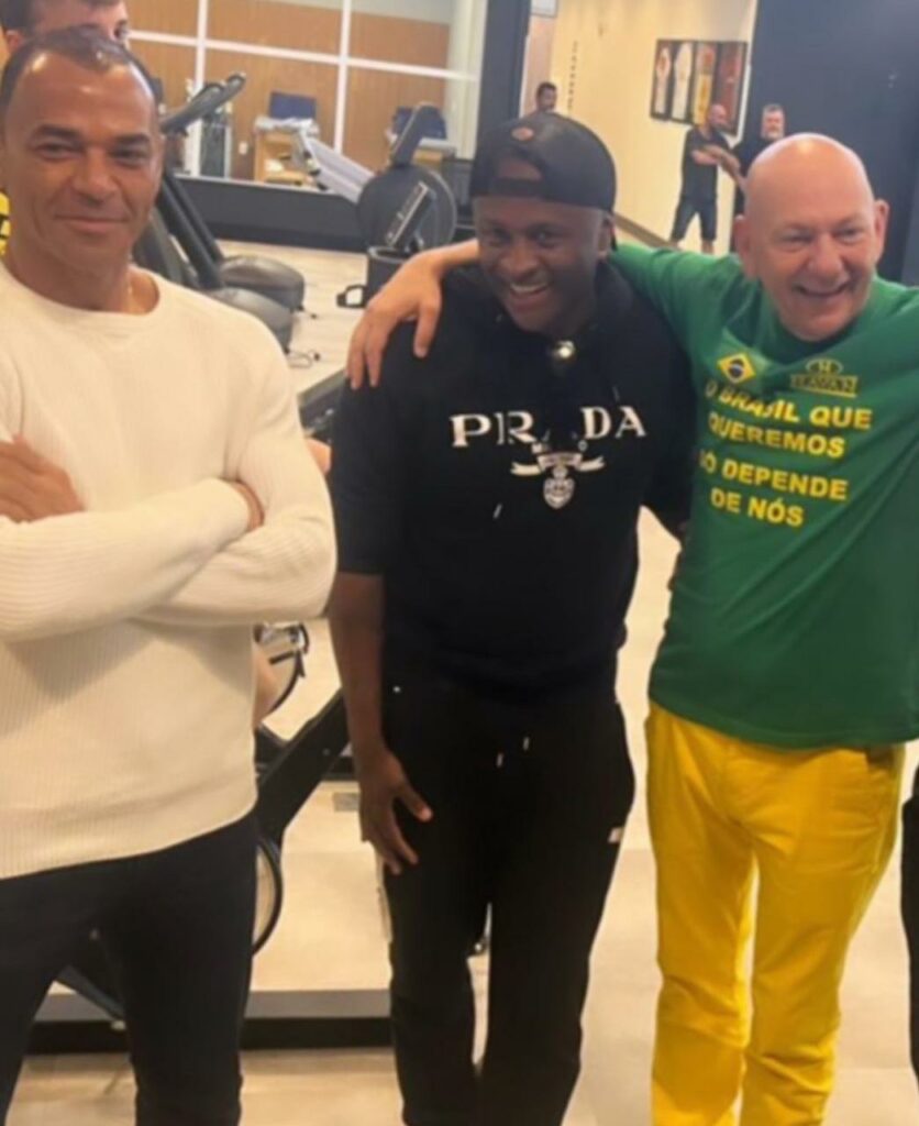 Cafú, Toninho e Luciano Hang