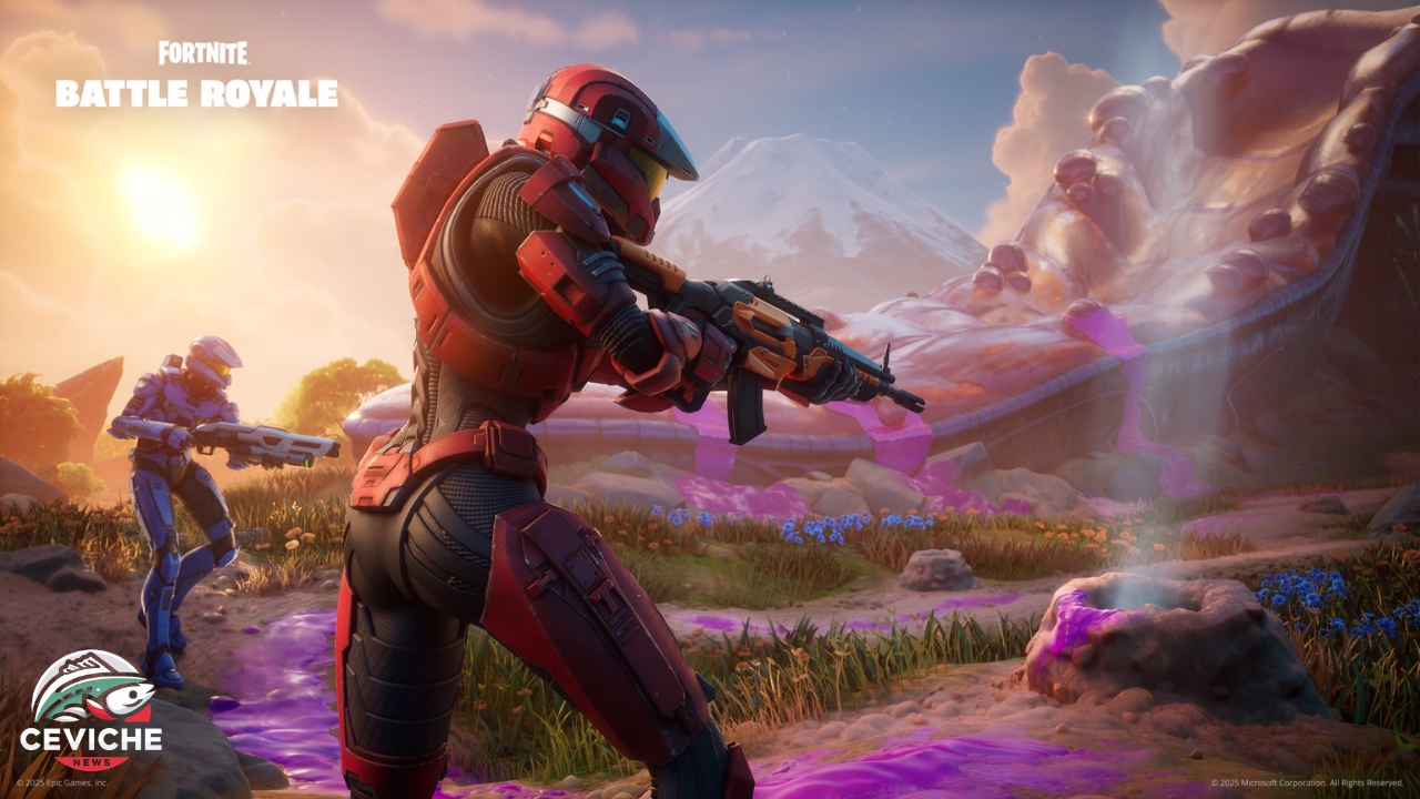 fortnite prepara épico crossover con halo: ¿llegan los flood a la isla?