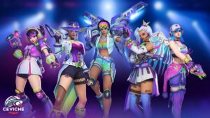overwatch 2 presenta el evento music festival con skins neon pulse