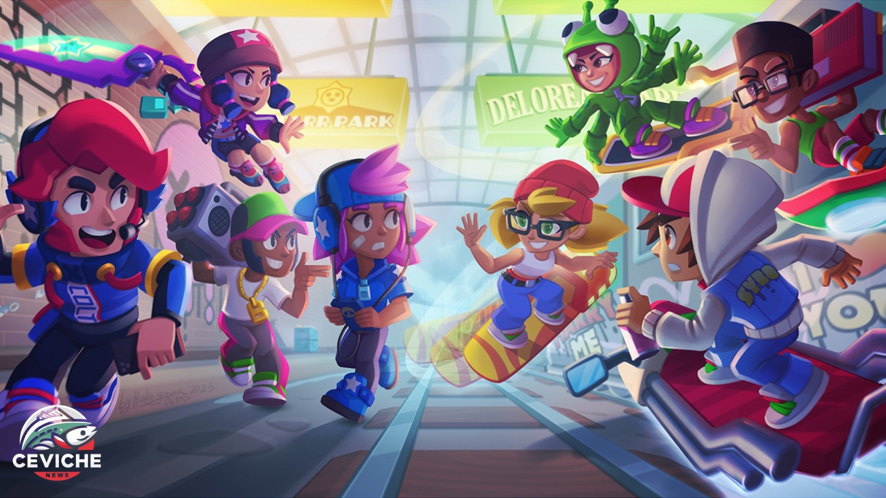 brawl stars x subway surfers: la épica colaboración con nuevos modos de juego y skins