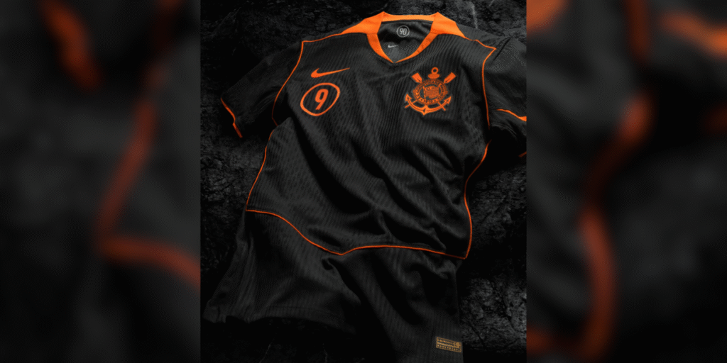 nike e corinthians revivem linha total 90 na nova camisa 3 do clube