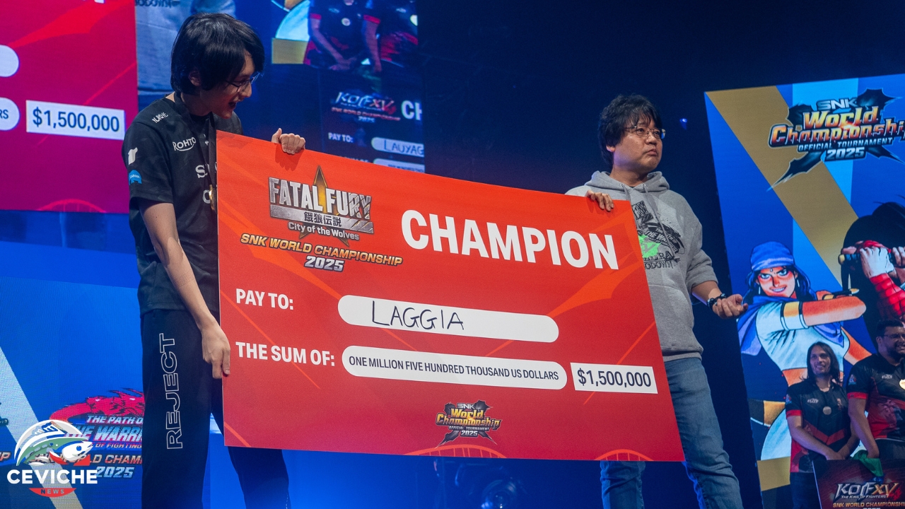 laggia conquista el snk fatal fury world championship 2025 y reclama el increíble premio de 1.5 millones de dólares