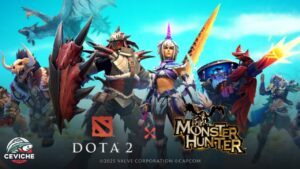 dota 2 anuncia crossover con monster hunter: sets, mascotas y todo lo que debes saber