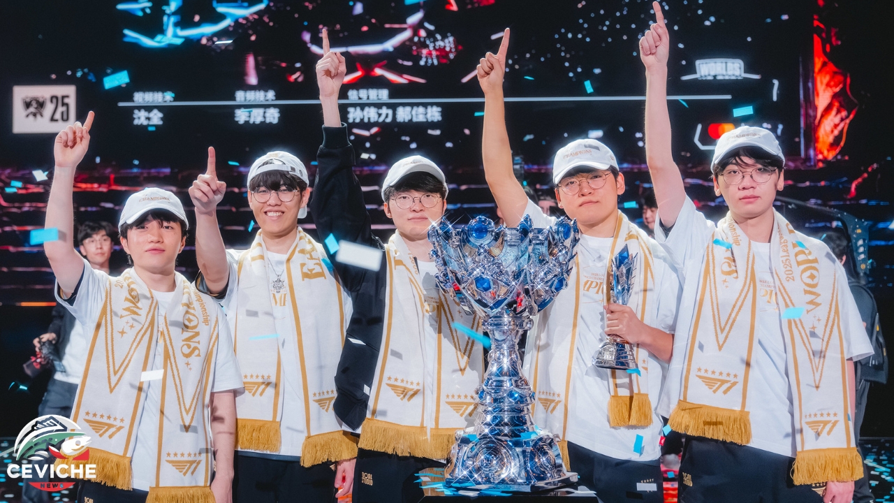 faker y t1 hacen historia con su tricampeonato en worlds 2025