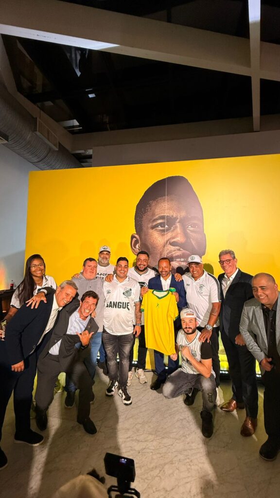 nr sports, de neymar, oficializa compra da marca pelé e discute acordo de licenciamento com o santos