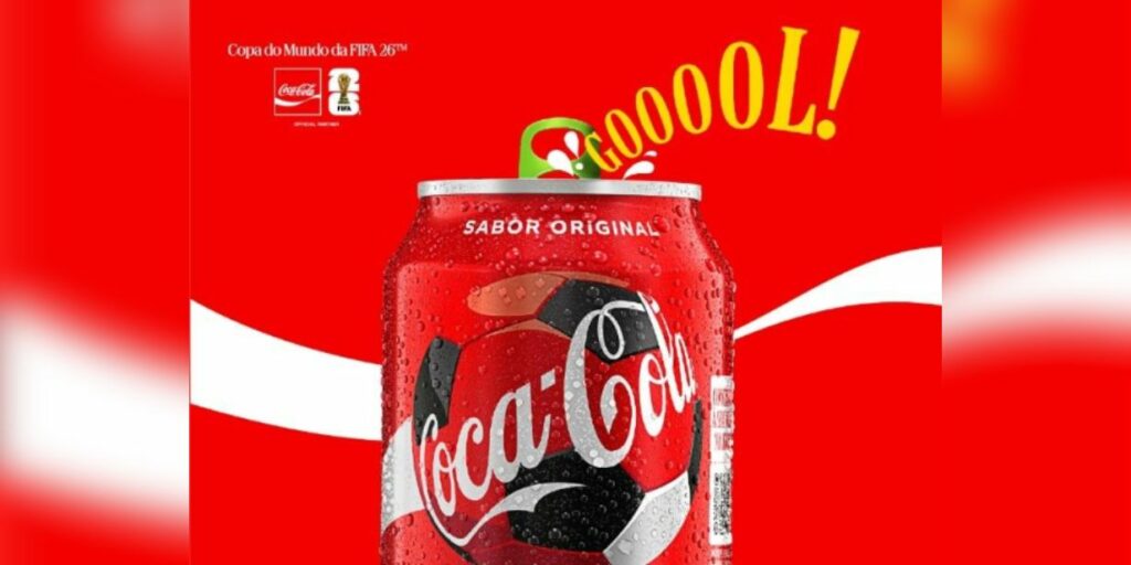 coca cola lança campanha para copa do mundo 2026 com sorteio de ingressos