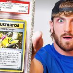 Logan Paul adelanta la subasta histórica de la carta Pokémon valuada en 5 millones de dolares