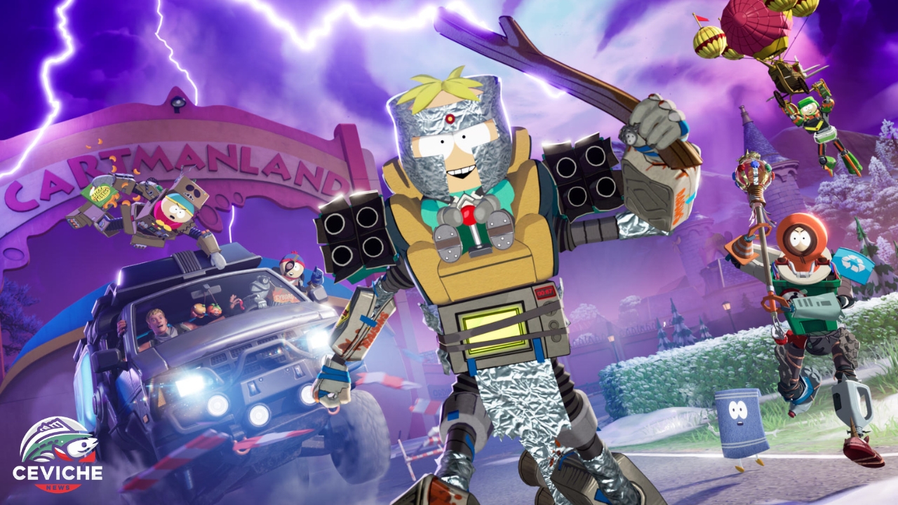 fortnite confirma su crossover con south park: skins, objetos y nueva zona confirmadas