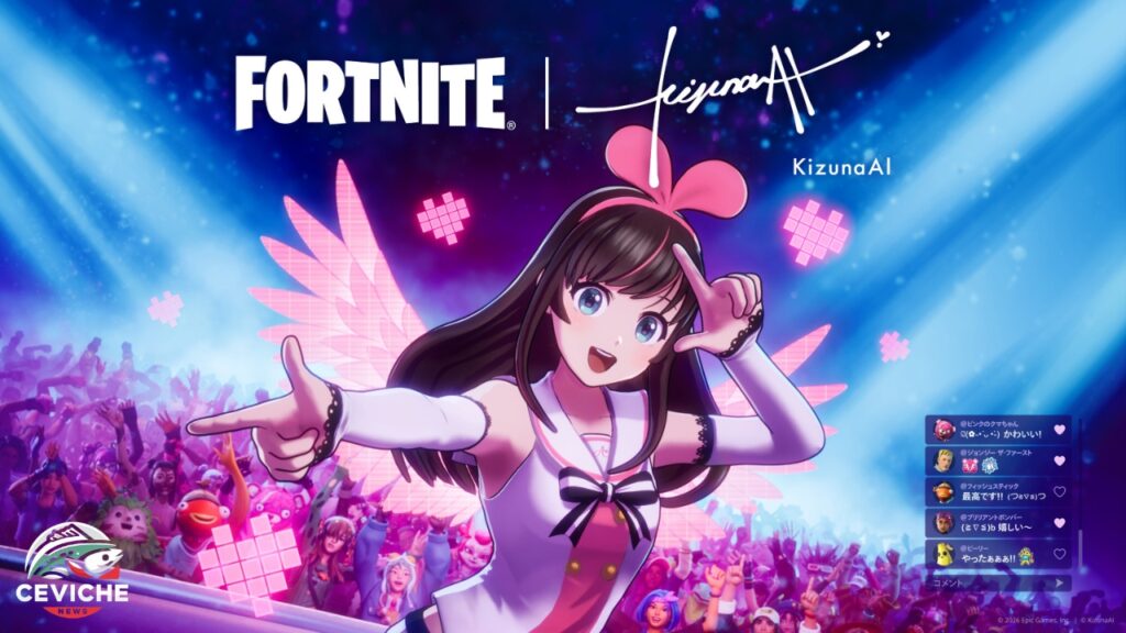 kizuna ai llega a fortnite: skins, fecha de lanzamiento y cómo conseguirlas gratis